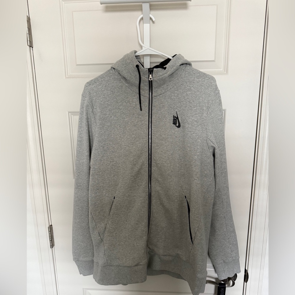 men’s nike lab grey full zip jacket